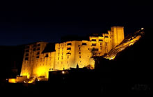 Leh Palace at night